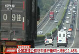 全国高速公路货车通行量环比增长11.48%