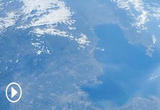 太空视角版黄河入海流