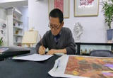 吉林农民画家钻研技巧30年 带领孩子们感受“农村之美”