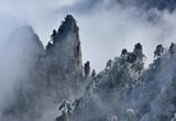 安徽：雪后黄山景迷人