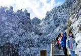 安徽黄山再迎降雪，景色宛如仙境