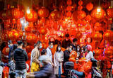 福州街头年味浓  满城尽是“春节红”