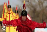 好热闹！圆明园重现古代冰嬉运动