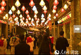 河北石家庄：古镇美景点亮精彩夜生活