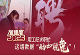 加速度2023｜用工旺求职忙，这组数据“动如脱兔”！